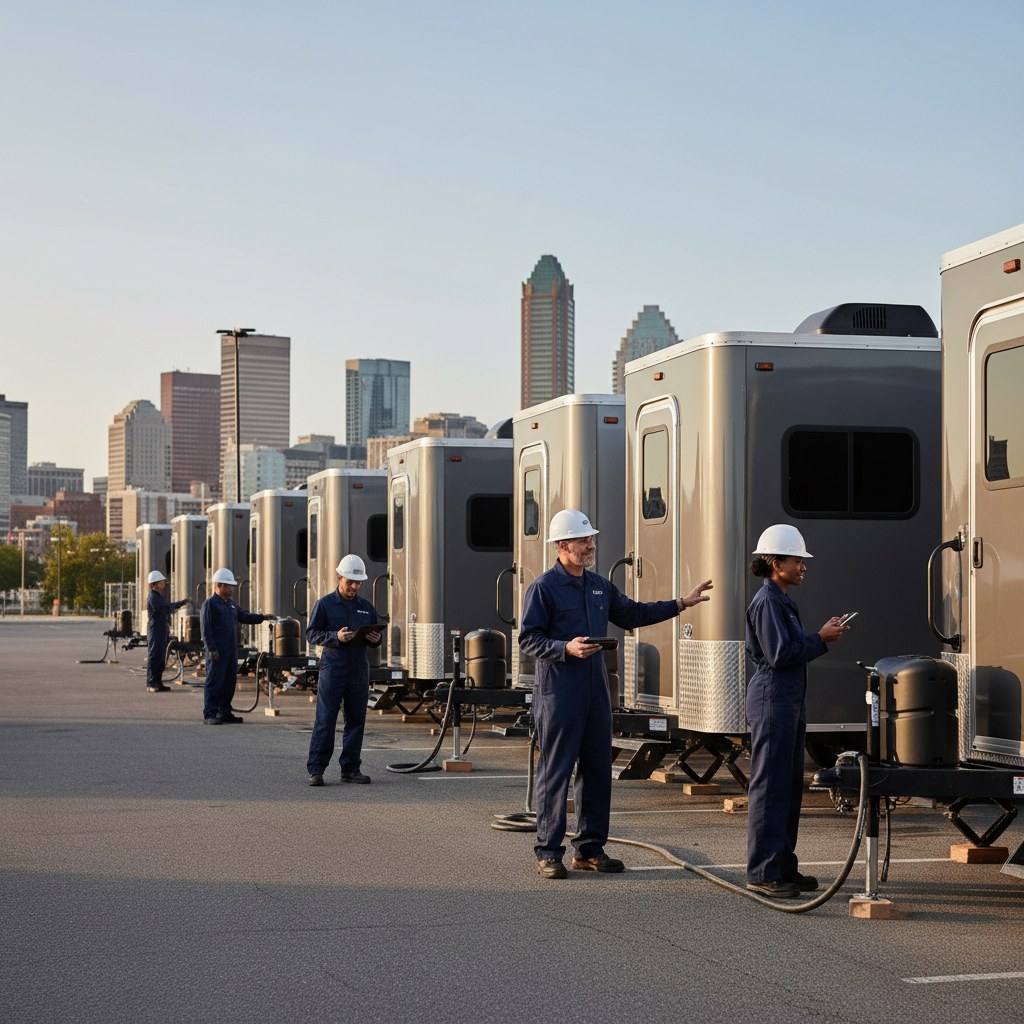 Luxury Restroom Trailer Rentals in Baltimore, MD